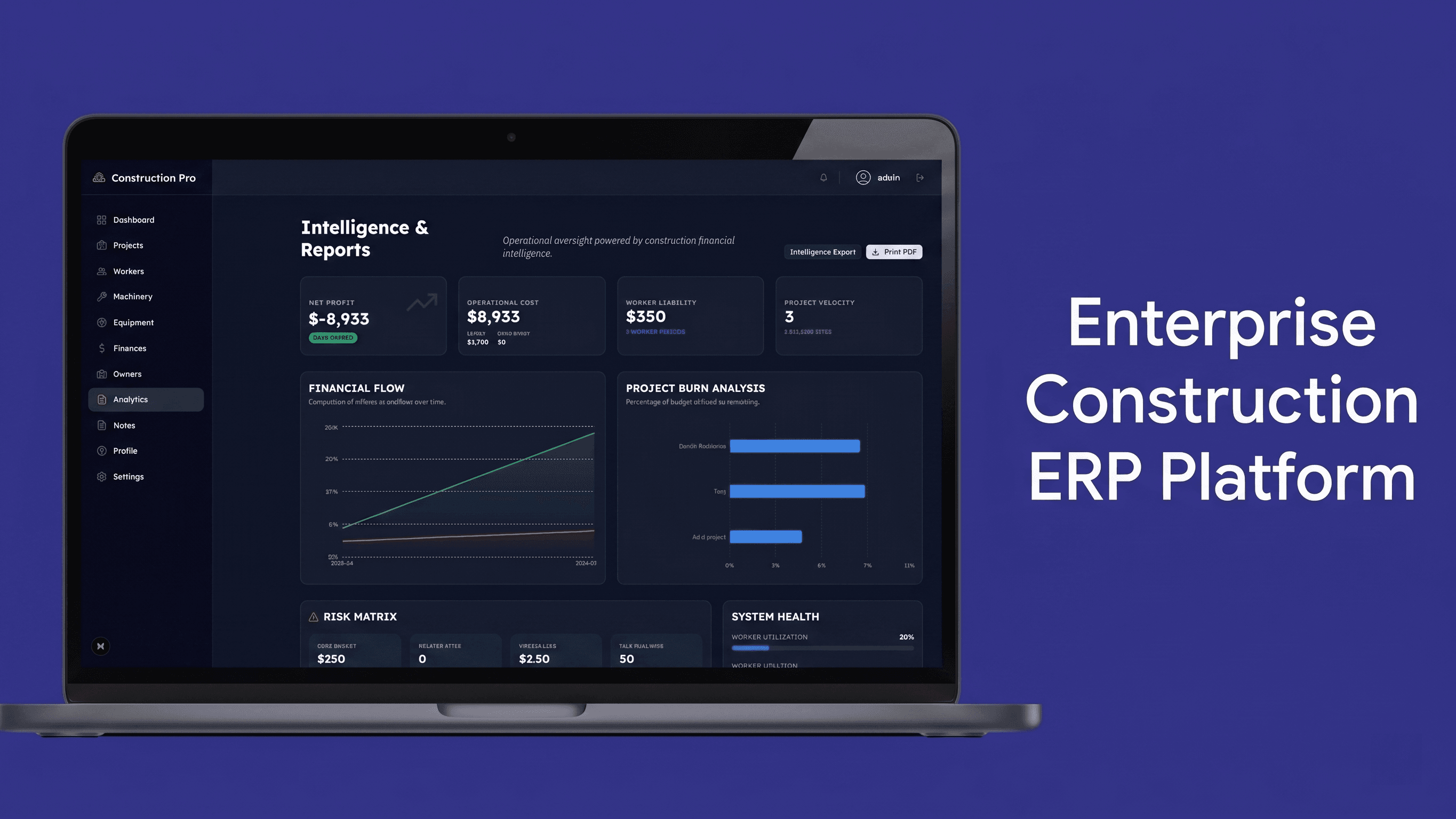 Enterprise Construction ERP Platform